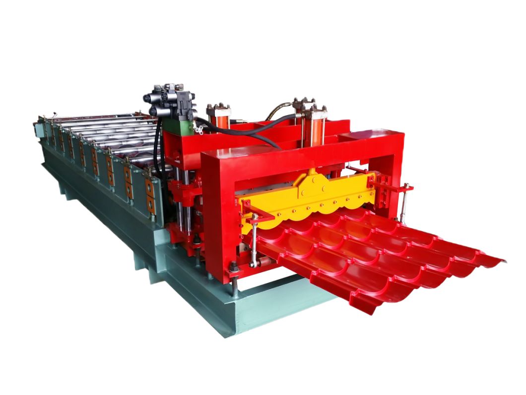 Galvanized Glazed Roof Tile Roll Forming Machine