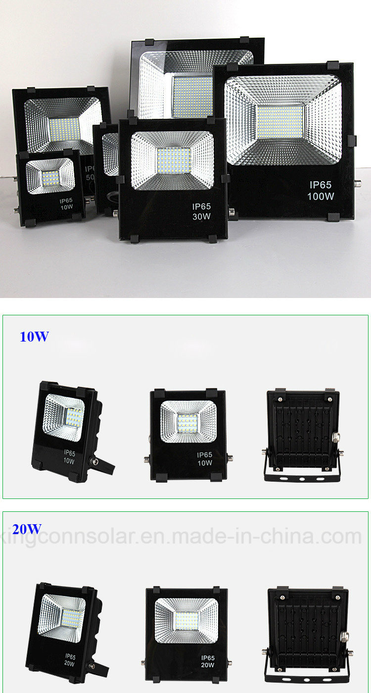 Outdopor Lighting Solar LED Flood Light Solar Flood Light Solar Lanscape Light with 10/20/25/30/45/50/65/100/120/150/200W