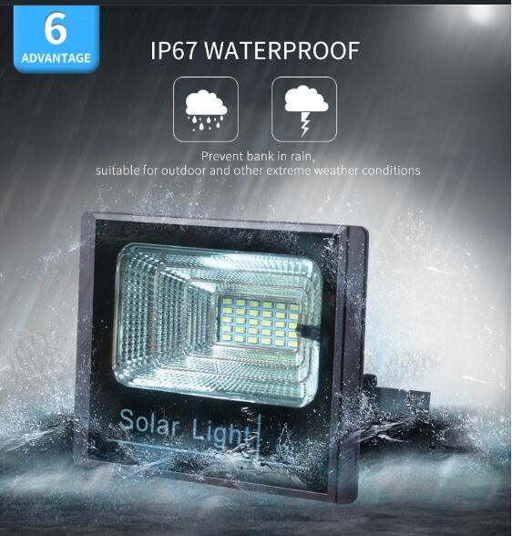 200W Outdoor Solar LED Flood Light 100W 50W Lamp Waterproof Outdoor Lighting