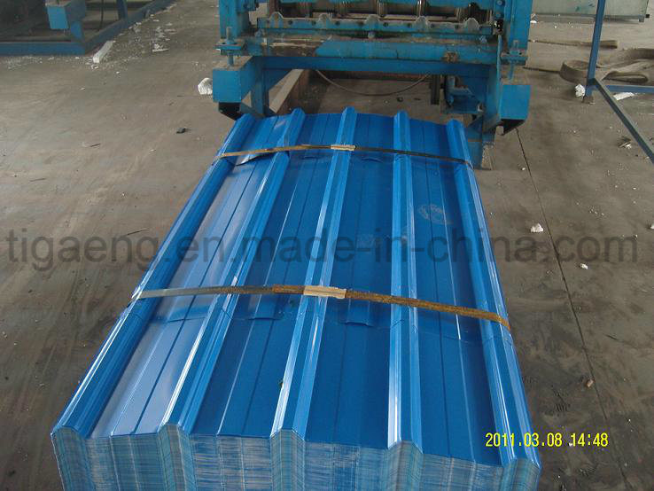 Top Level Good Quality Trapezoidal PPGI Steel Roofing Plate