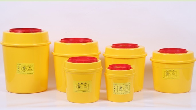 Square Medical Use Waste Sharp Container Sharp Bin Wastebin