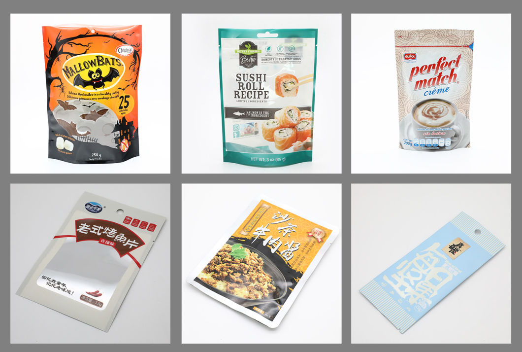 Plastic Sealed Printed Food Bags Boiled