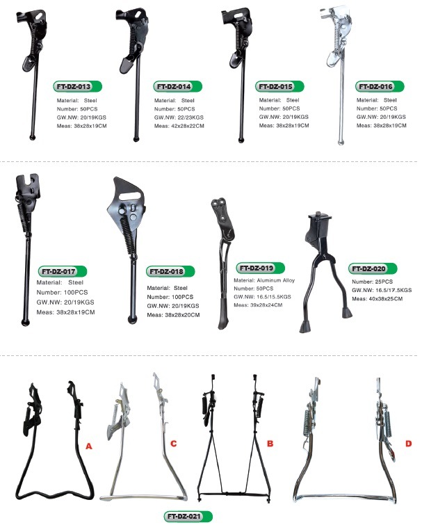 Manufacturer Direct Cheap Bicycle Parts Bicycle Adjust Kickstand for Wholesale