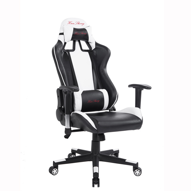 Racing Style PU Leather Modern Desk Office Gaming Computer Chair with High Backrest