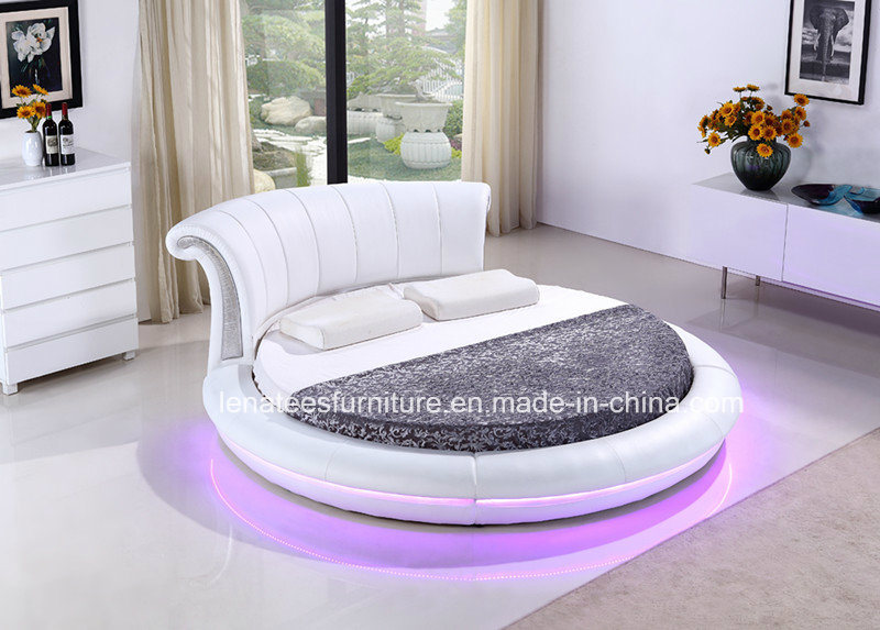 Cy011 New Model Modern King Size Round Bed