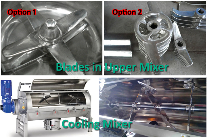 Plastic Machine/Horizontal Mixer/PVC Mixer/WPC Mixer/High Speed Heating Cooling Mixer