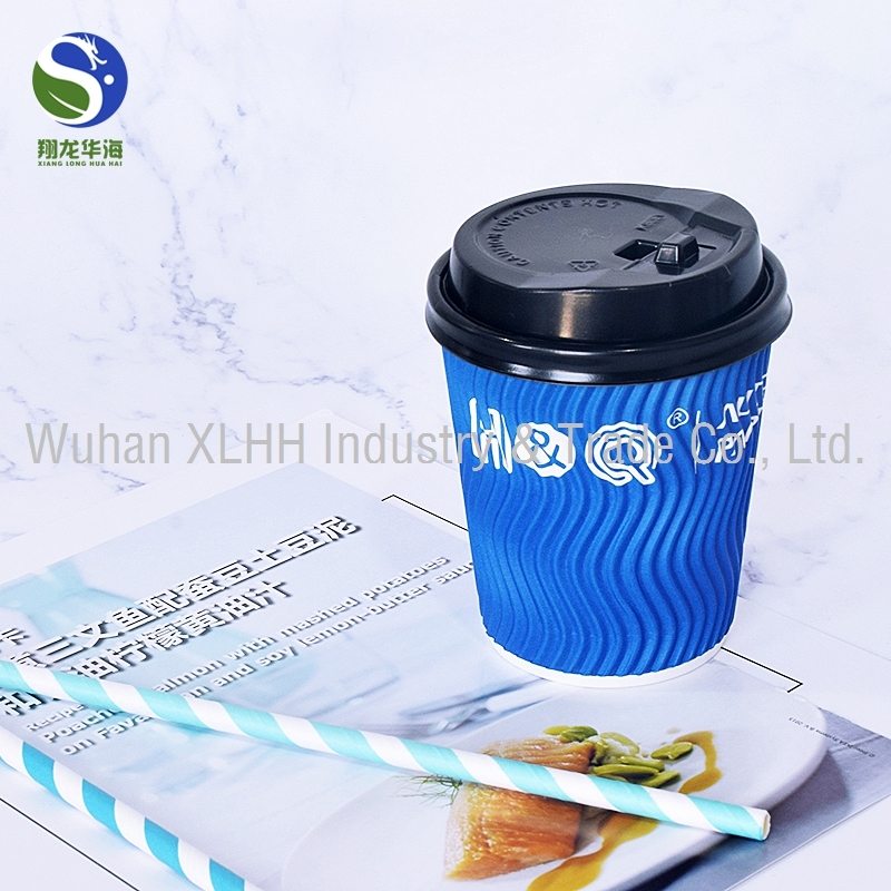 Bulk Cheap Disposable Coffee Tea Water Paper Cups with Lids