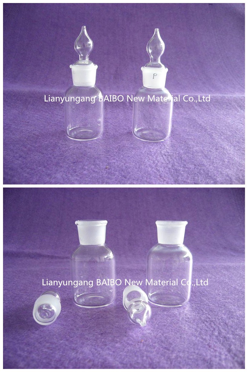 Quartz or Borosilicate Glass Reagent Bottle