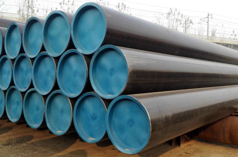 OCTG Seamless or LSAW Steel Pipe with 3PE Fbe 3lpp Coating for Water Liquid