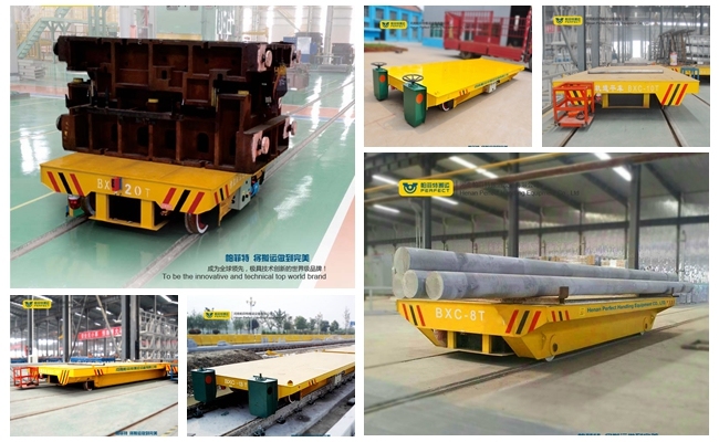 Heavy Loads Cargo Rail Transfer Platform Trolley