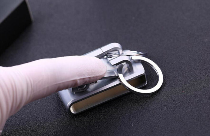 Waist Hanging Simple Keychain Pendant Wear Belt Car Key Ring