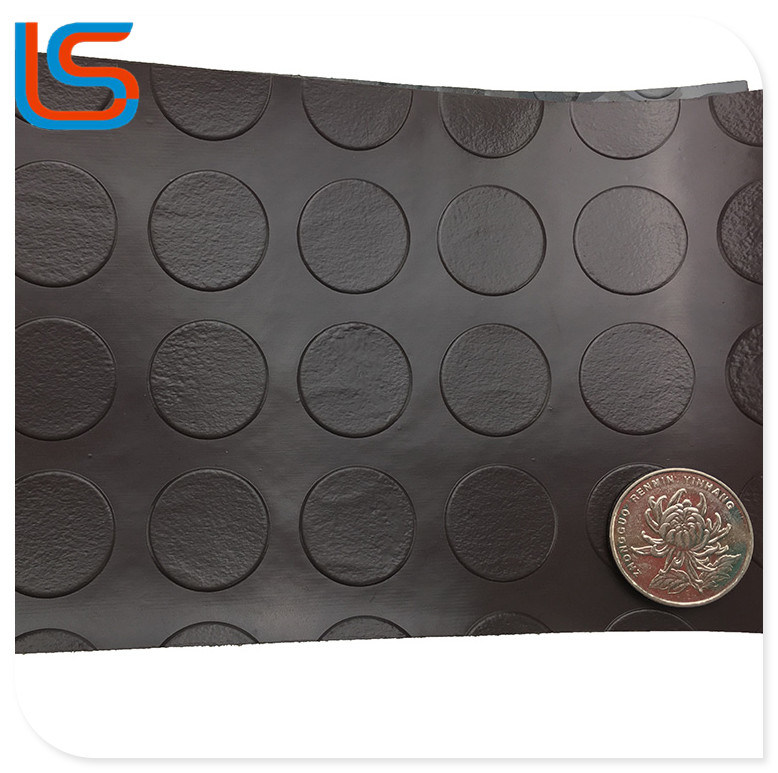 Non Woven Backing PVC Flooring Roll Non-Slip Mat Leather with Grade a Stock