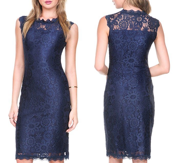 Lace Dresses for Women Sleeveless Cocktail Dress for Special Occasions