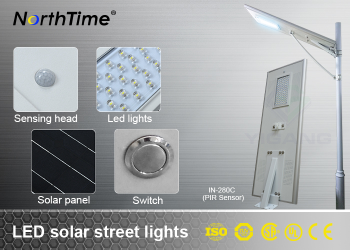 Manufacturer IP65 3 Years Warranty Solar Panel LED Street Light
