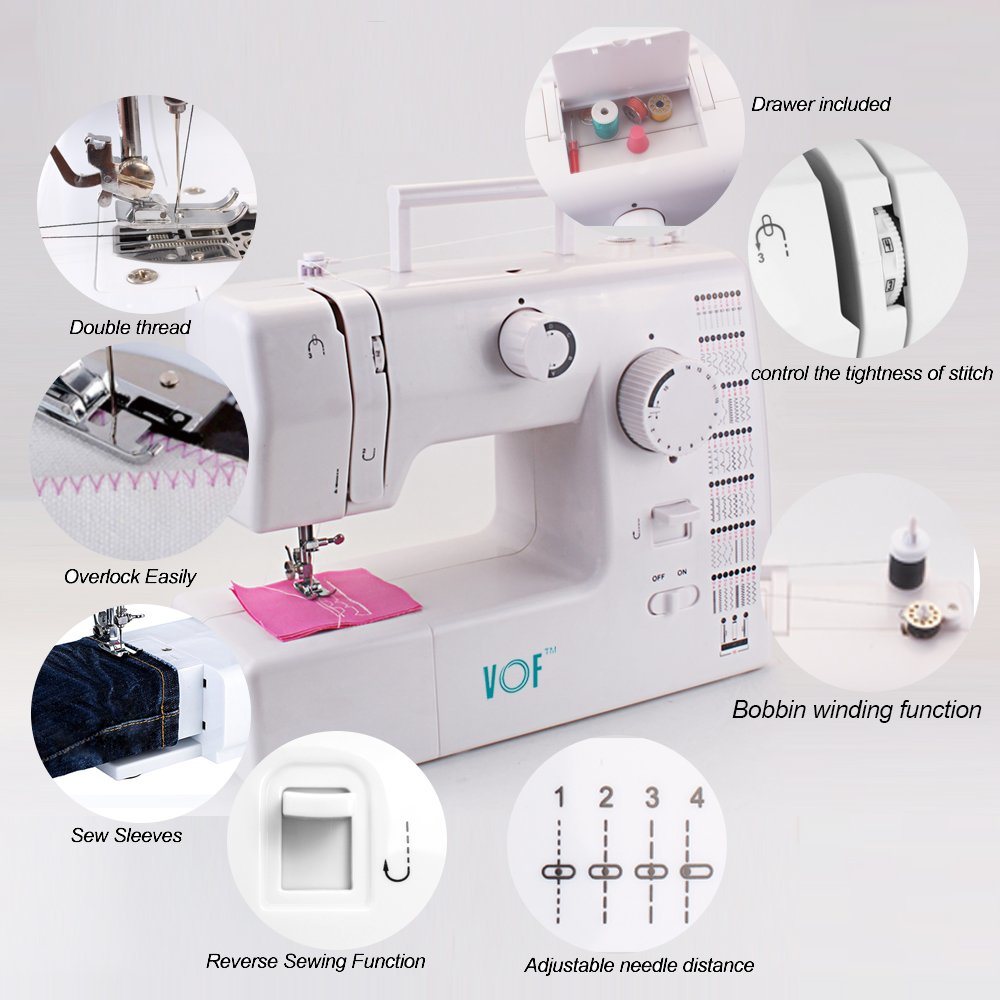 Multifunction Bag Overlock Embroidery Sewing Machine Fhsm-705