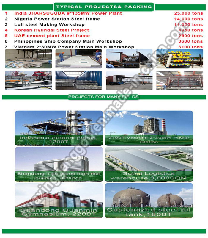 High Level Manufacture Use S355jr Material Warehouse Kits