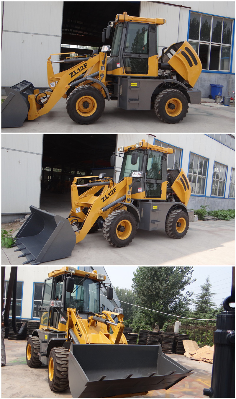 Zl12f Small Wheel Loaders Scoop Loader