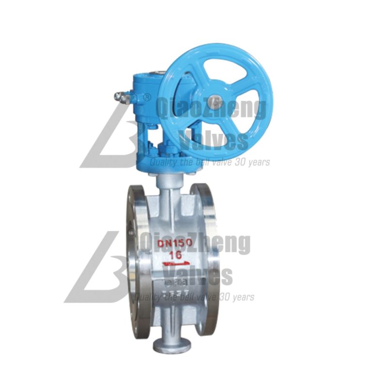 Two-Way Pressure High Performance Metal Seated Seal Triple Offset Three-Eccentric Butterfly Valve Ds343W
