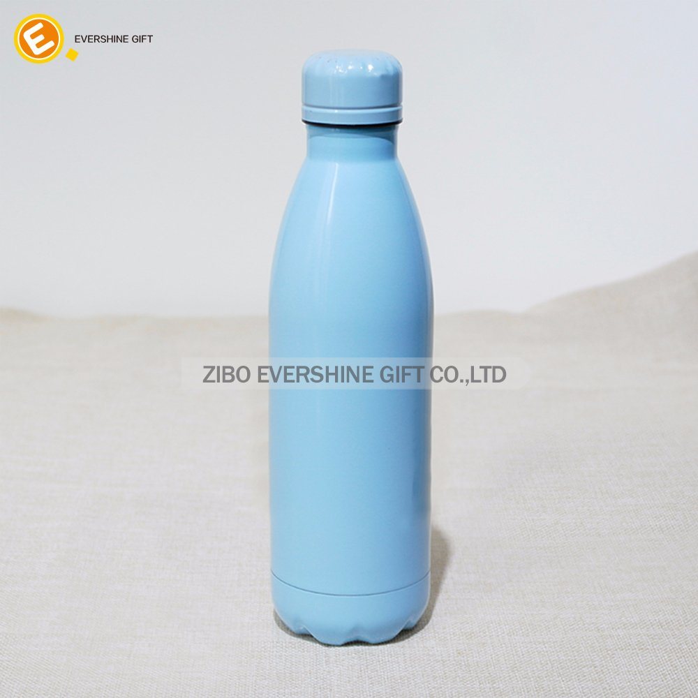 Blue Sport Stainless Steel Water Bottle
