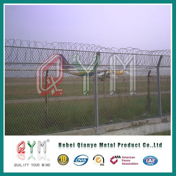 High Security Galvanized Chain Link Fence/ PVC Coated Garden Fence