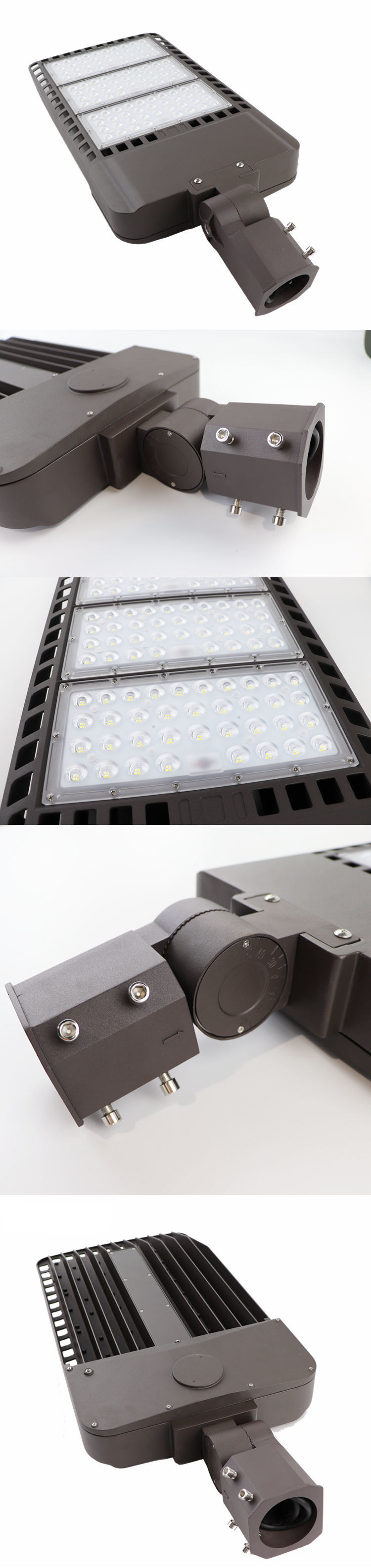 New Photocell Sensor 100-277V Outdoor LED Area Parking Lot Lamp Street Road Shoe Box Lighting 150W Shoebox 70W 100W 150W 200W 300W LED Street Light