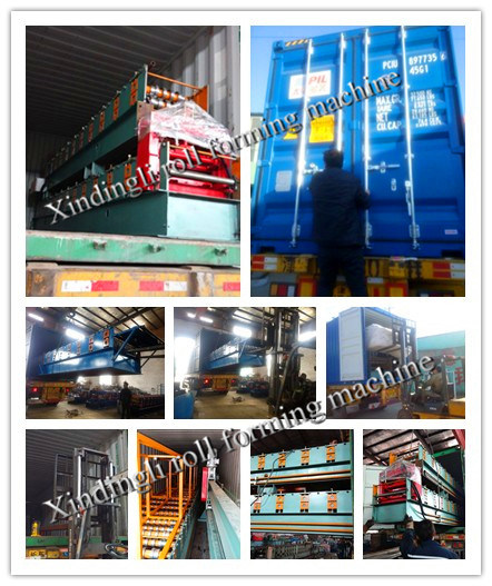 Trapezoid Pattern Roofing Metal Roof Tile Roll Forming Machine