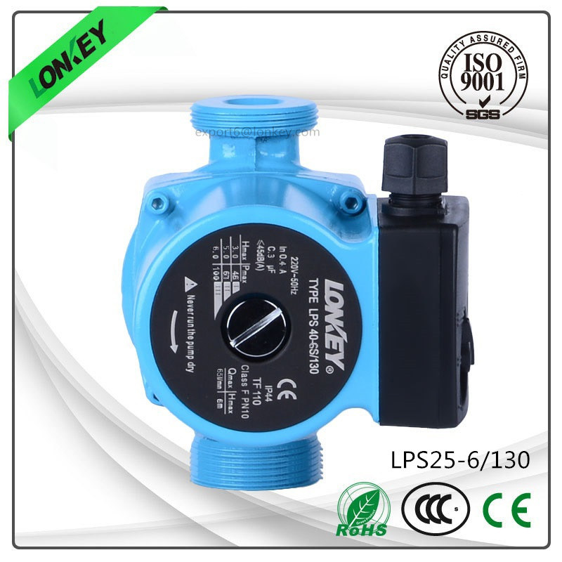 100W Three Speed Household Cast Iron Circulation Pump: Lps25-6s/130