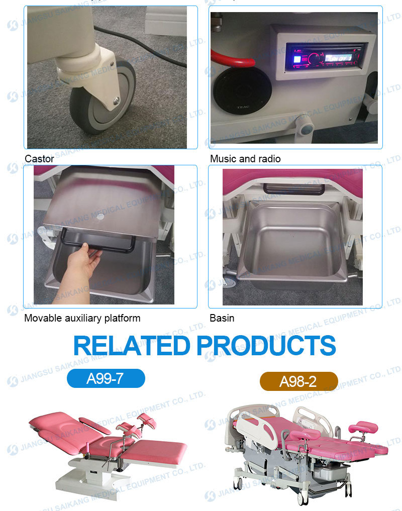 A98-1 Multi-Purpose Gynecology Childbirth Obstetric Delivery Table