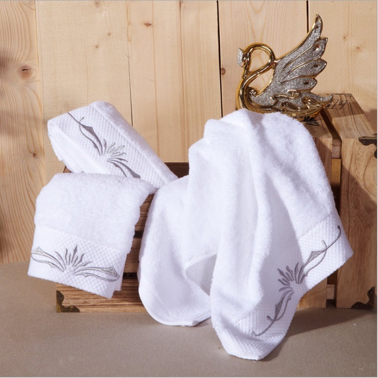 Wholesale Customized 100% Combed Cotton Dobby Terry Salon Towel, Hotel Towel