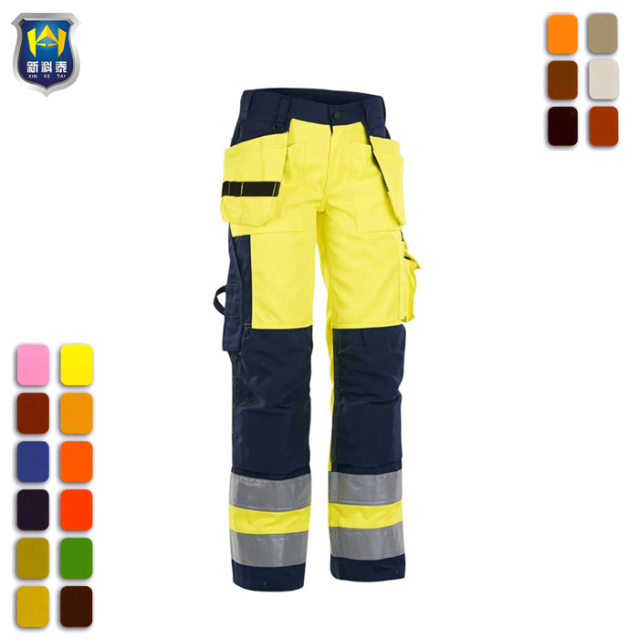 Hi Vis Trousers Fluorescence Yellow Safety Pants