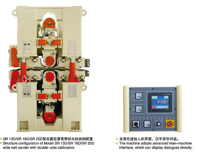 Heavy Duty Sander Machine Thickness Calibrating Sander for Plywood