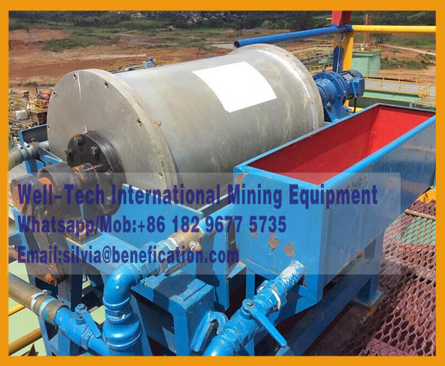 Wet Drum Magnetic Separation Separator Machine