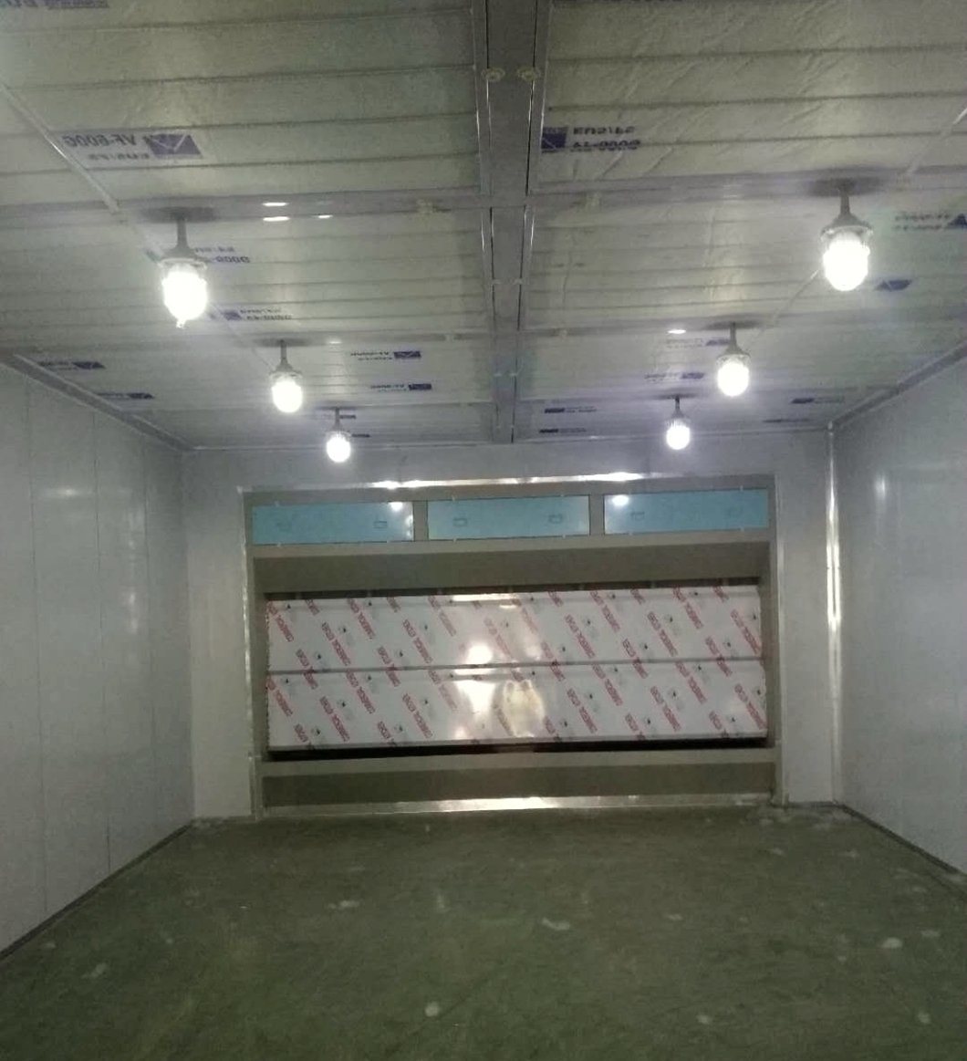 2018 China Manufacturer Energy Saving Water Curtain Spraying Booth for Sale