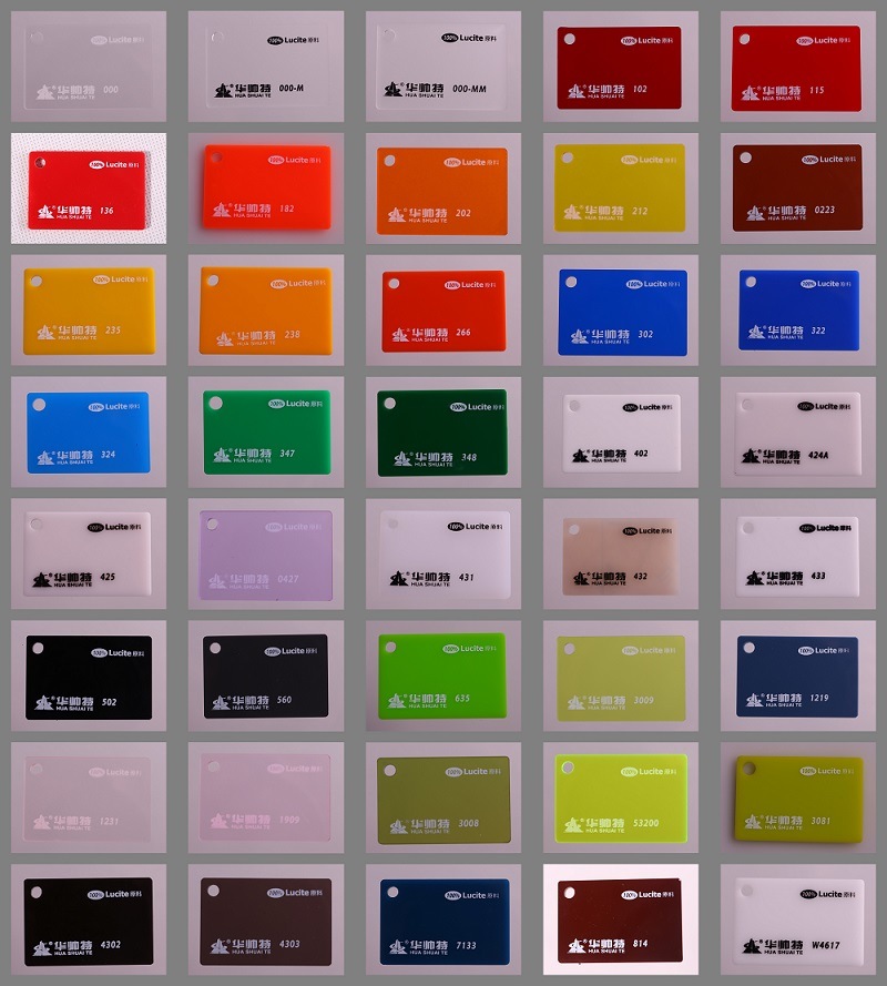 Wonderful Colored Acrylic PMMA for Decoration Wall