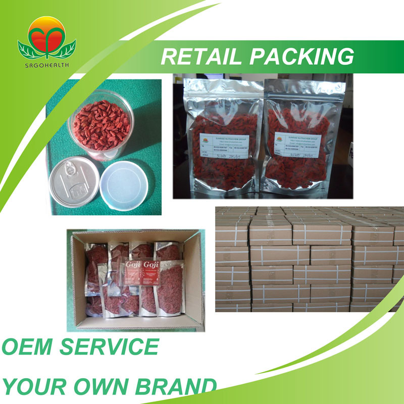 Manufacture Supply Organic Goji Berry