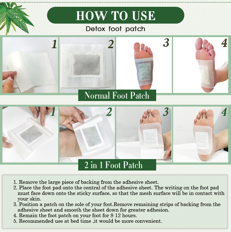 High Quality and Hot Sell Health & Medical Product Detox Foot Pad