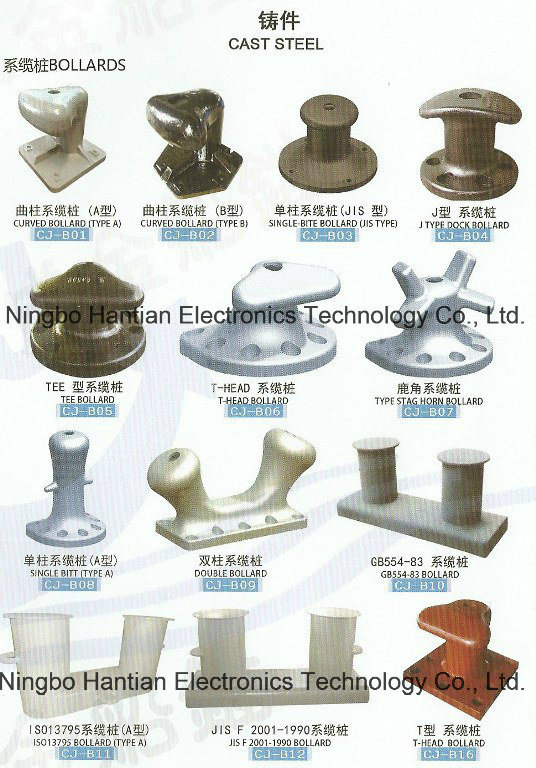 Marine Casting Steel Chock and Bollards (HT-C06)