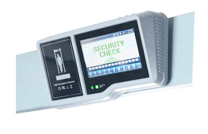 High Sensitivity Anti Interference 24 Zones Banks Walk Through Metal Detector