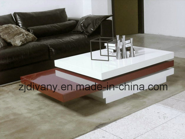 Modern Classic Style Home Wooden Coffee Table (T-54-B)