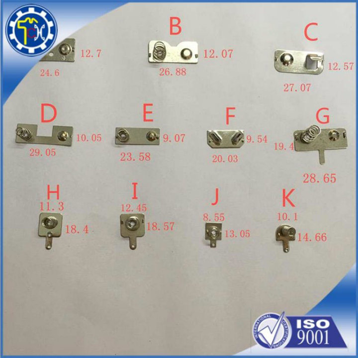 Steel Brass Aluminum Wave Spring Washer Machine Parts with Two Holes