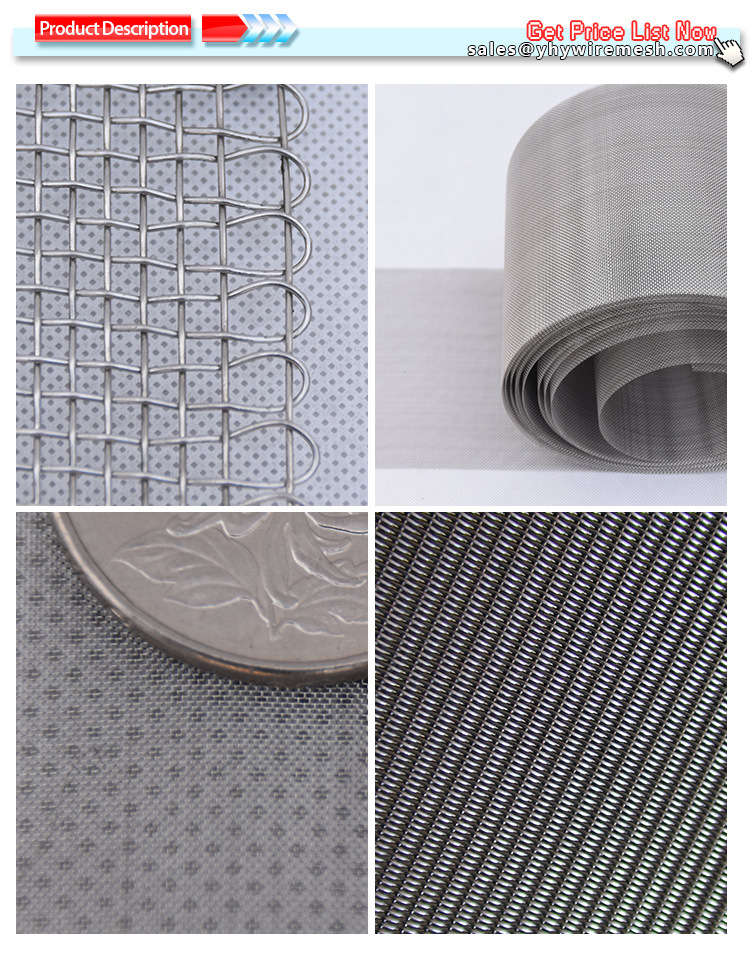 40 Mesh 304 316 316L Stainless Steel Wire Mesh