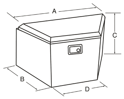 Aluminum Trailer Tool Box/ Aluminum Toolbox