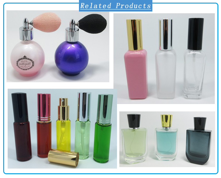 15ml Mini Clear Cosmetic Glass Perfume Spray Bottle