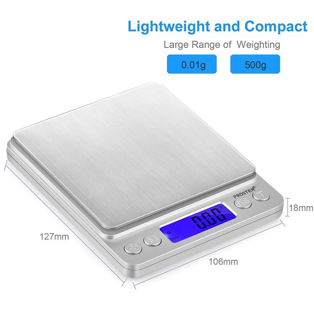 0.1gram Precision Jewelry Electronic Digital Balance Weight Pocket Scale 3000g