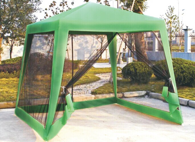 Polyester PU Coating Gazebo with Mosquito Mesh