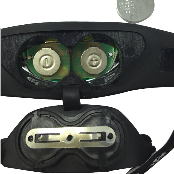 Cr2032 Battery High Power Super Bright White LED Head Light Headlamps