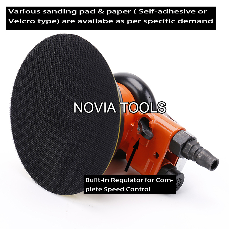 Nv-524 Air Random Orbital Non-Vacuum Sander