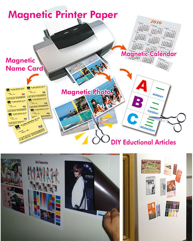 Magnetic Photo Paper DIY Rubber Magnet