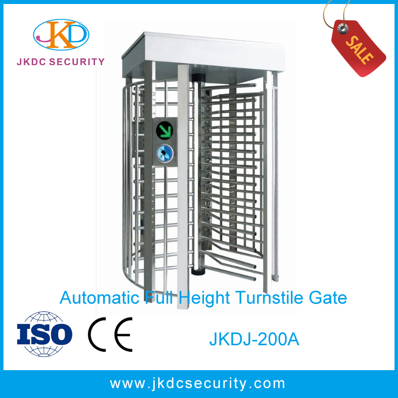 Stainless Steel Automatic Tripod Turnstile with Intrusion Security Alarm