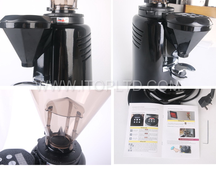 Commercial Professional Black Color Coffee Grinder